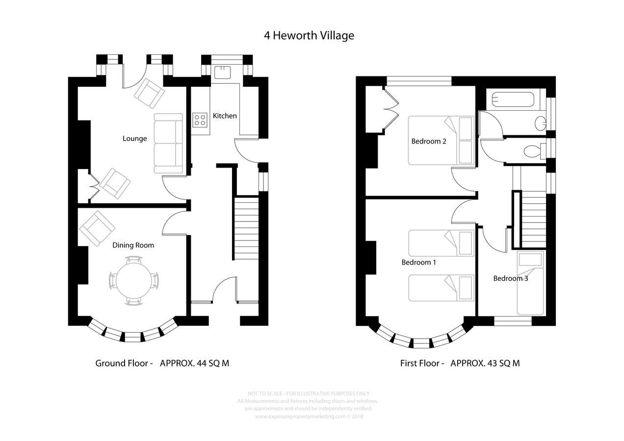 City Apartments - 4 Heworth Village - 3 Bed House 요크 외부 사진